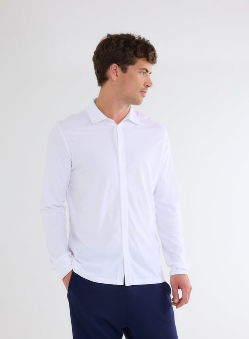 Deluxe Cotton Long Sleeve Shirt - MAJESTIC FILATURES