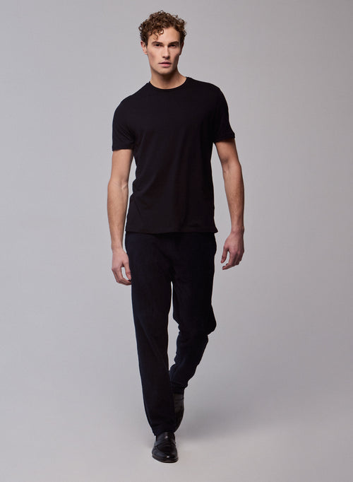 Camiseta Julien cuello redondo manga corta de Algodón Deluxe - MAJESTIC FILATURES