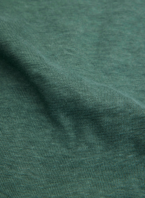 Green shirt Three-quarter sleeves - MAJESTIC FILATURES