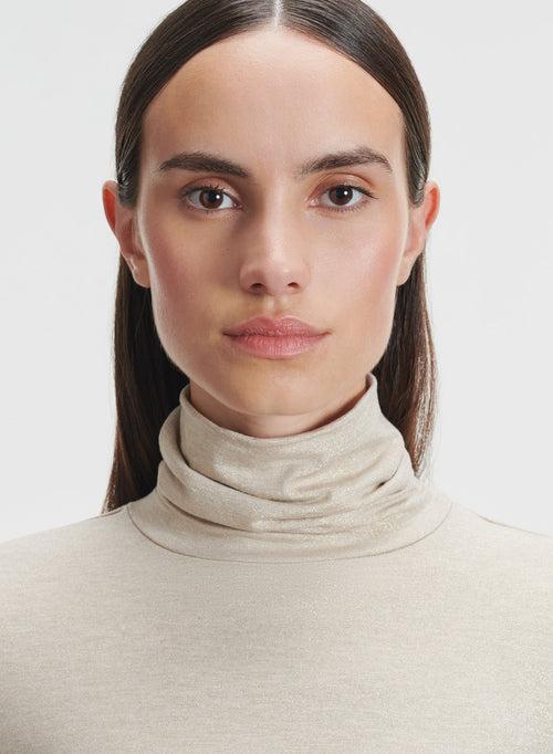 Viscose and elastane T-shirt - MAJESTIC FILATURES