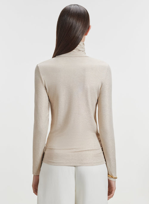 Viscose and elastane T-shirt - MAJESTIC FILATURES