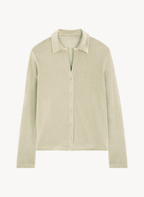 Shirt in organic cotton, modal and elastane - MAJESTIC FILATURES
