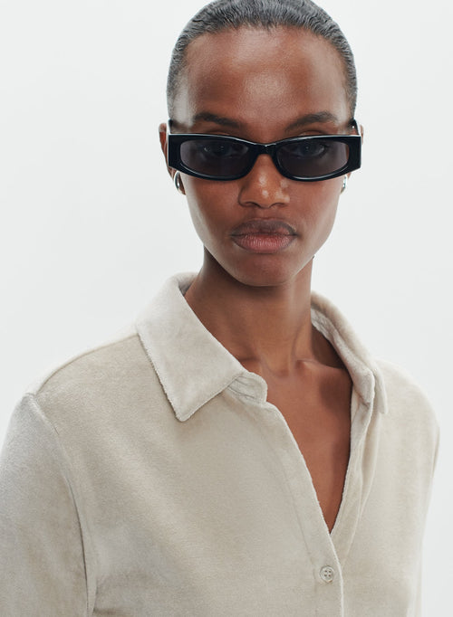 Shirt in organic cotton, modal and elastane - MAJESTIC FILATURES