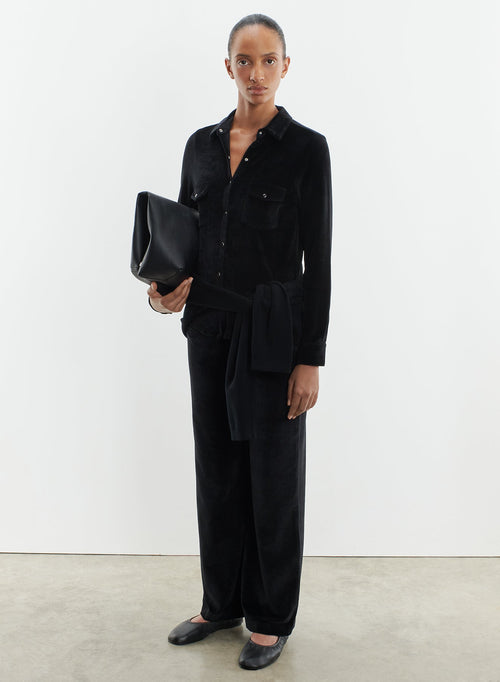 Shirt in organic cotton, modal and elastane - MAJESTIC FILATURES