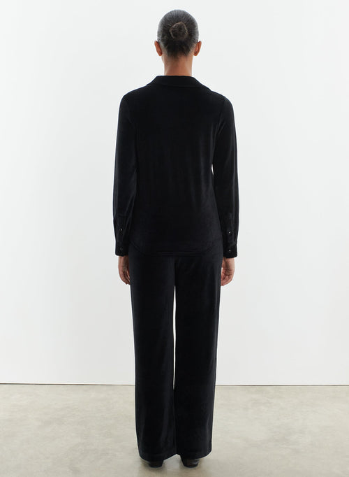 Shirt in organic cotton, modal and elastane - MAJESTIC FILATURES