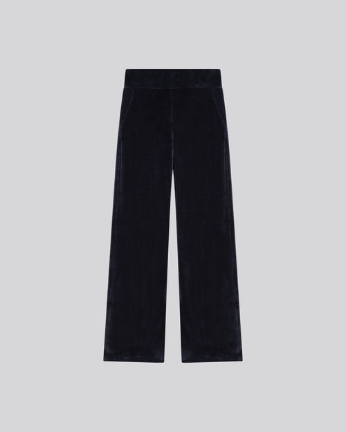 Pantalon Marine Droit en Velours - MAJESTIC FILATURES