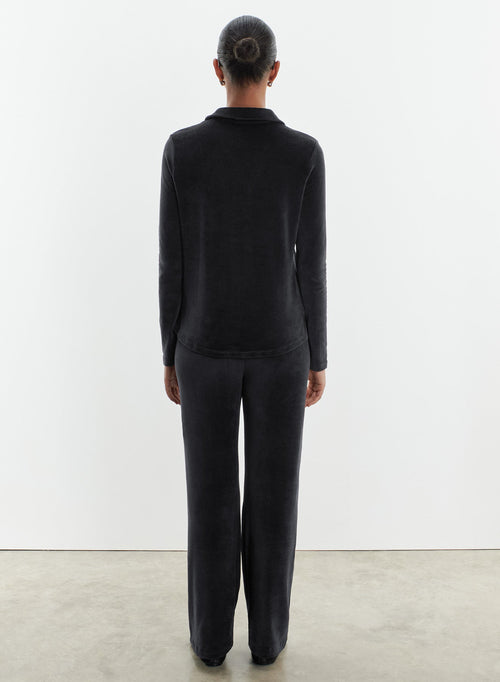 Organic cotton, modal and elastane pants - MAJESTIC FILATURES