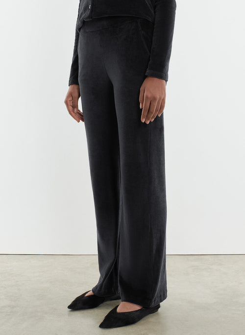 Organic cotton, modal and elastane pants - MAJESTIC FILATURES