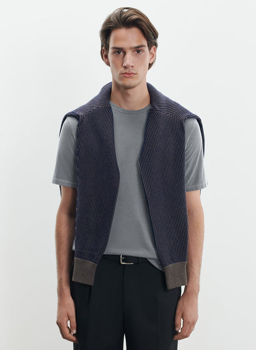 T-shirt in organic cotton and elastane - MAJESTIC FILATURES