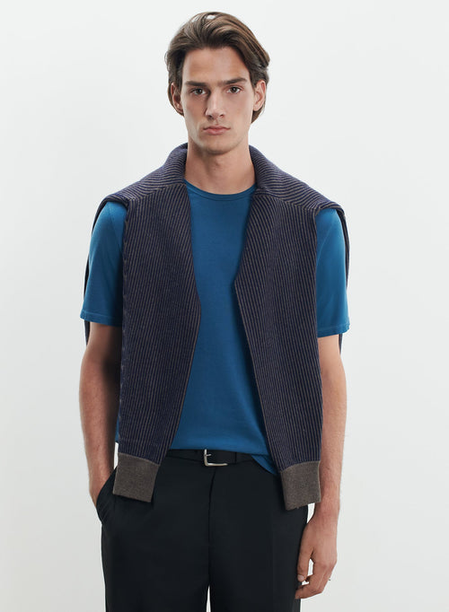 Camiseta de algodón orgánico y elastano - MAJESTIC FILATURES