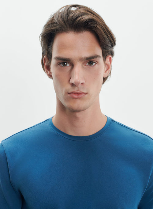 Camiseta de algodón orgánico y elastano - MAJESTIC FILATURES
