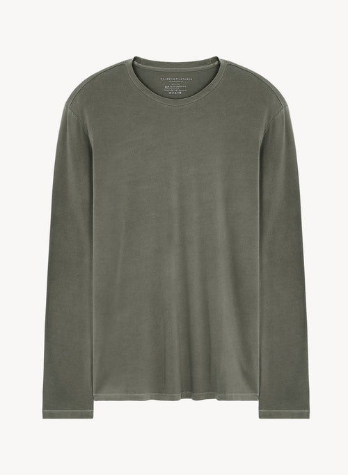 T-shirt en coton organique et élasthanne - MAJESTIC FILATURES
