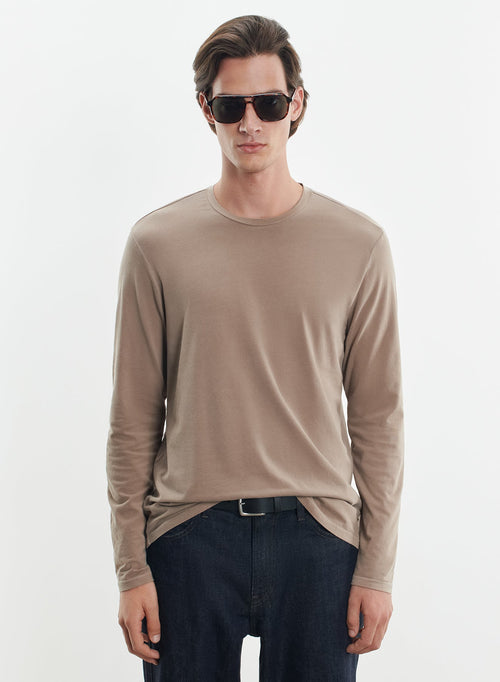 T-shirt en coton organique et élasthanne - MAJESTIC FILATURES