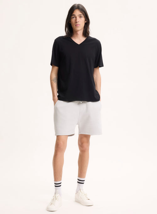 Navy Polo Collar Short Sleeve Polo Shirt - MAJESTIC FILATURES