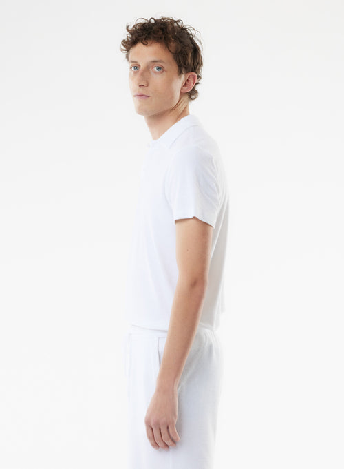 White Organic Cotton / Modal Shorts - MAJESTIC FILATURES