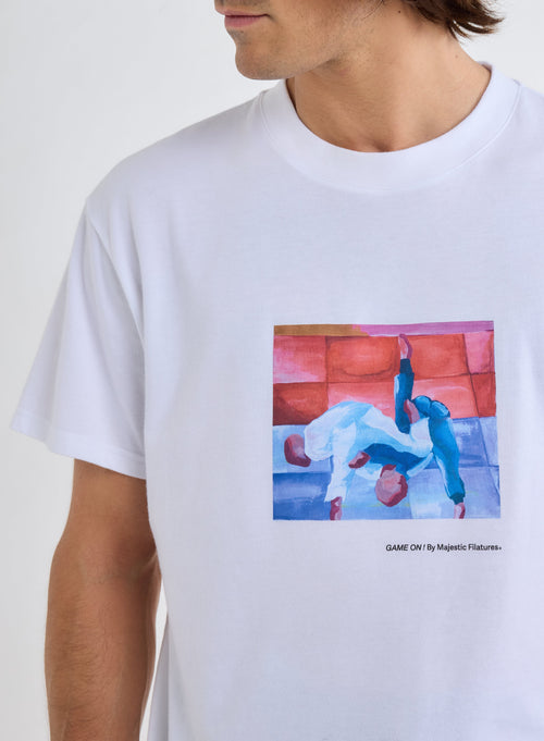 Tee shirt Manches Courtes Col Rond en Coton organique / coton recyclé - MAJESTIC FILATURES