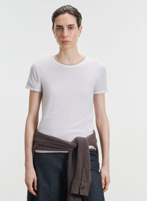 Cashmere T-shirt - MAJESTIC FILATURES