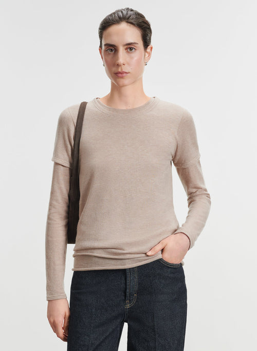Cashmere T-shirt - MAJESTIC FILATURES