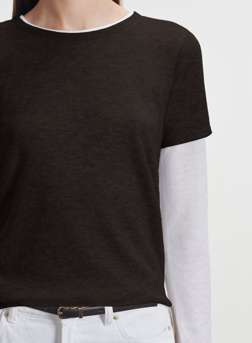 T-shirt en cachemire - MAJESTIC FILATURES