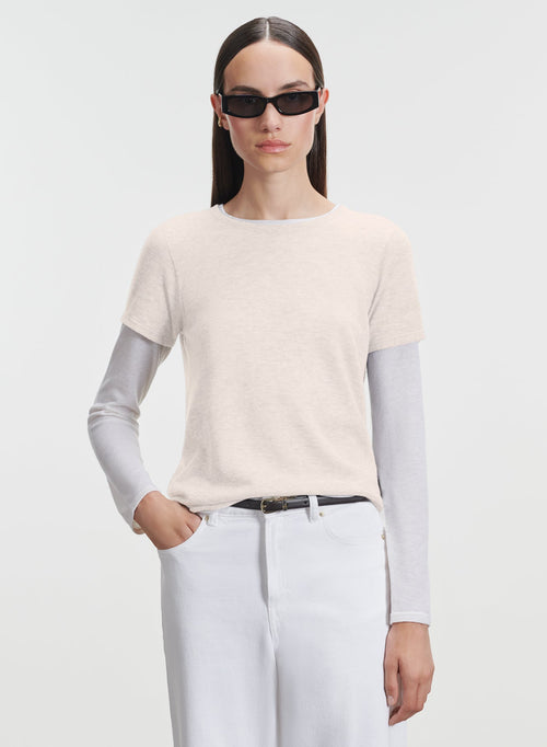 Cashmere T-shirt - MAJESTIC FILATURES