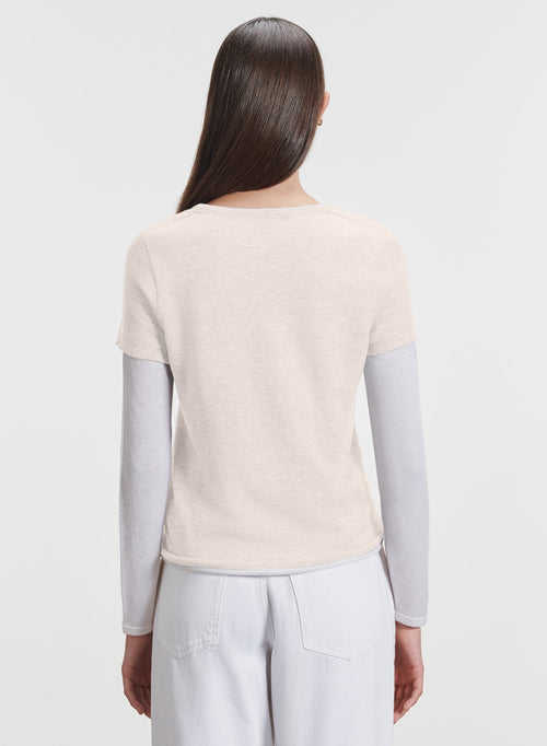 Cashmere T-shirt - MAJESTIC FILATURES