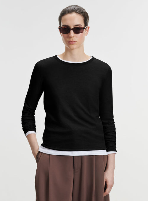 Cashmere T-shirt - MAJESTIC FILATURES