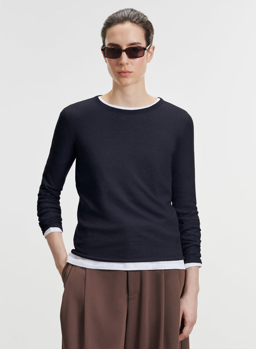 Kaschmir-T-Shirt - MAJESTIC FILATURES