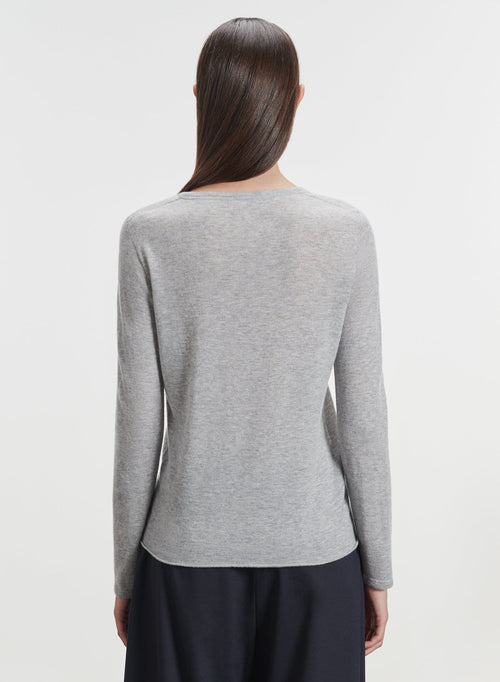 Kaschmir-T-Shirt - MAJESTIC FILATURES