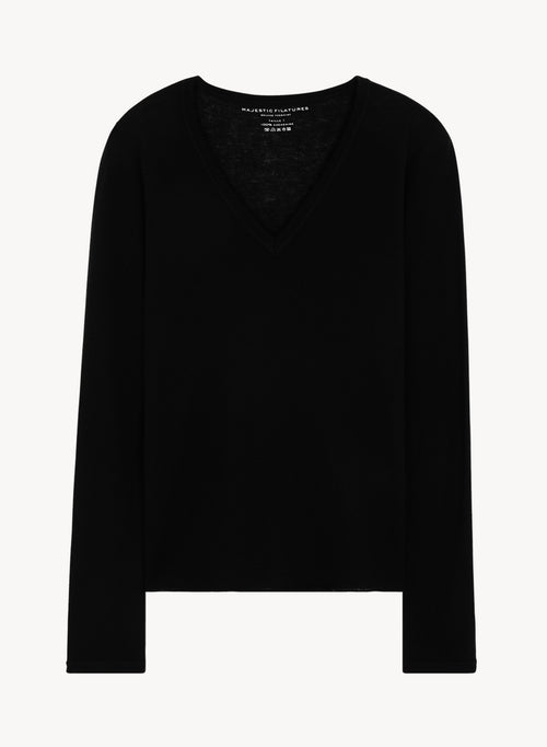 Cashmere T-shirt - MAJESTIC FILATURES