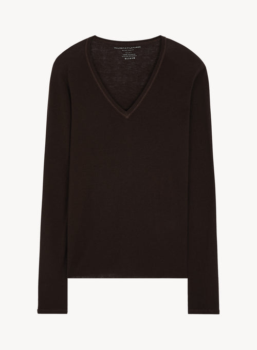Cashmere T-shirt - MAJESTIC FILATURES