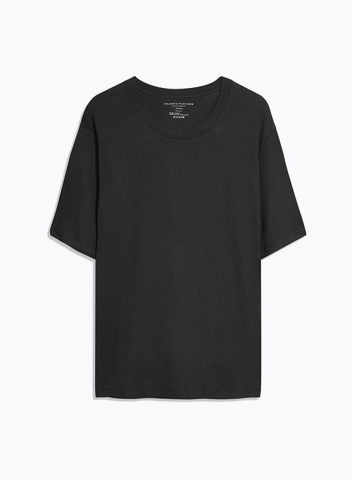Black T-shirt - MAJESTIC FILATURES