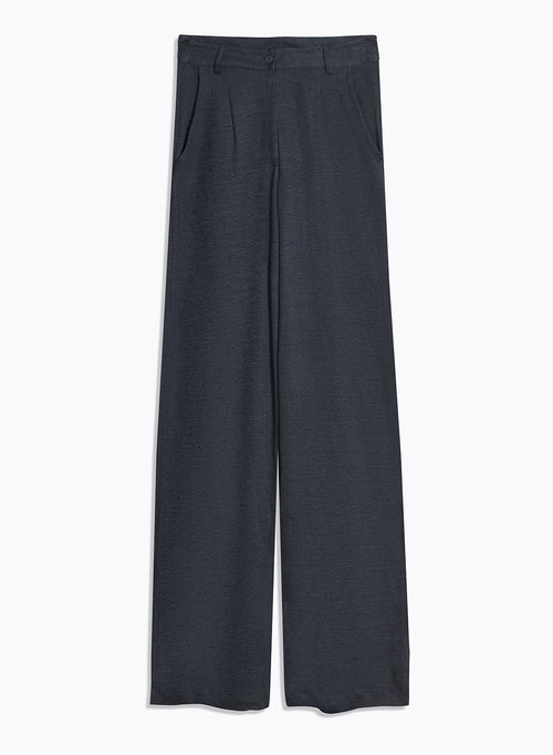 Pantalon Marine en Lin / Coton organique - MAJESTIC FILATURES