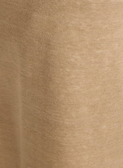 Beige Hose aus Leinen / Bio-Baumwolle - MAJESTIC FILATURES