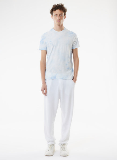 White Linen/Organic Cotton Pants - MAJESTIC FILATURES