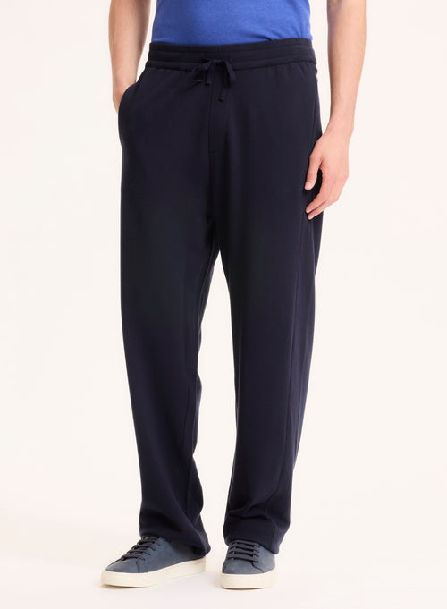 Pantalon Marine en Coton organique - MAJESTIC FILATURES