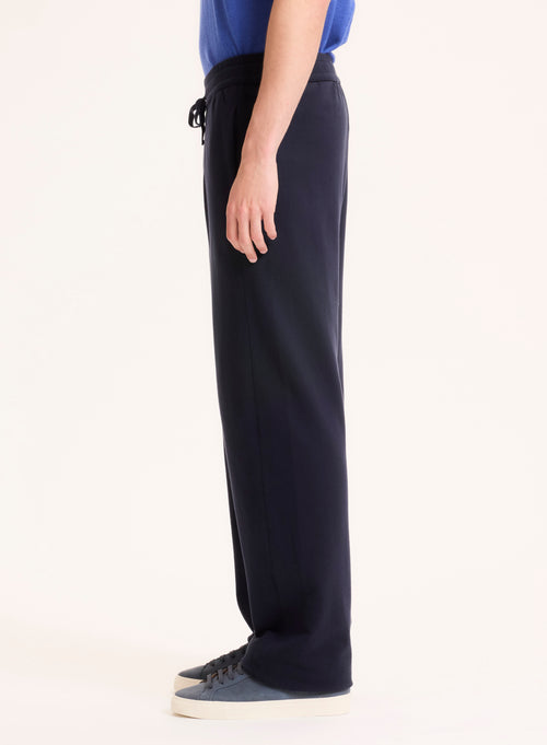 Pantalon Marine en Coton organique - MAJESTIC FILATURES