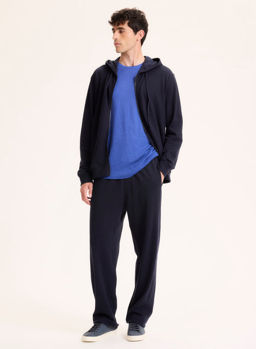 Pantalon Marine en Coton organique - MAJESTIC FILATURES
