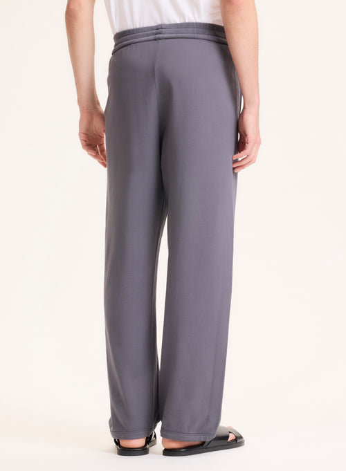 Pantalon Gris en Coton organique - MAJESTIC FILATURES