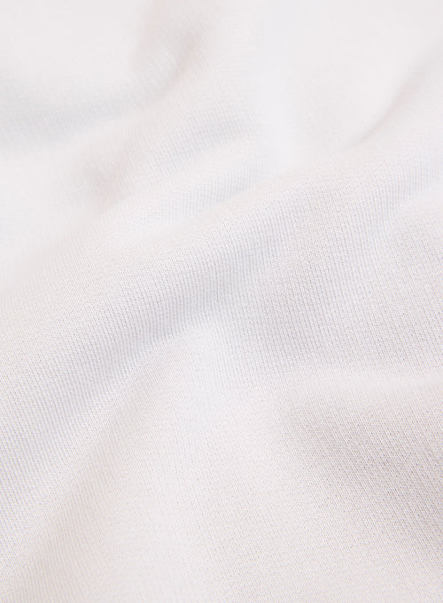 White Boat Neck Short Sleeve T-shirt - MAJESTIC FILATURES