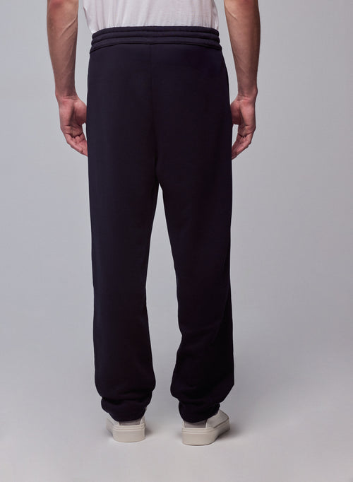 Pantalón azul marino de algodón orgánico - MAJESTIC FILATURES