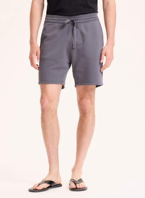 Short Gris en Coton organique - MAJESTIC FILATURES
