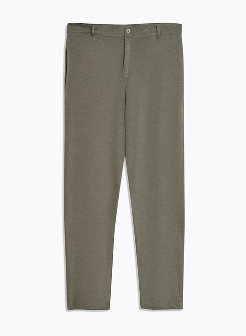 Green Linen Pants - MAJESTIC FILATURES