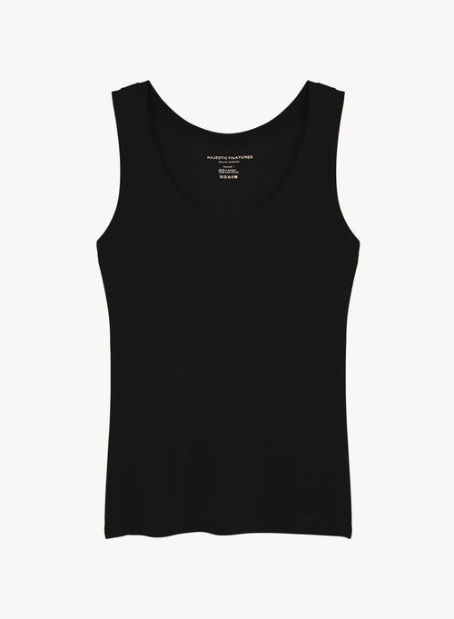 Camiseta de tirantes de viscosa y cachemira - MAJESTIC FILATURES