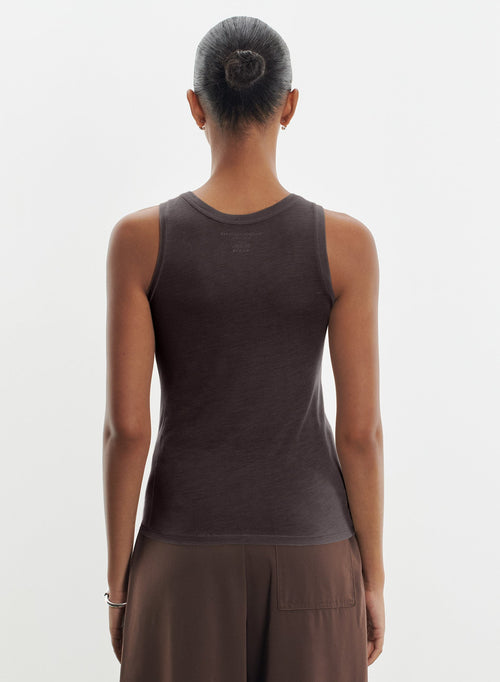 Camiseta de tirantes de viscosa y cachemira - MAJESTIC FILATURES