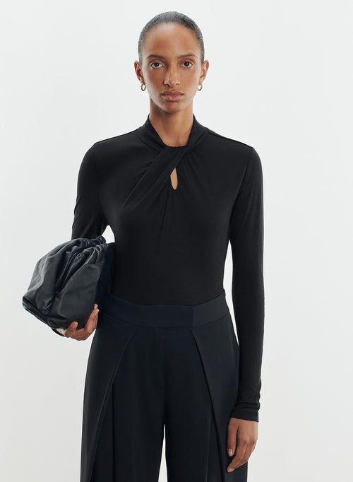 Camiseta de viscosa y cachemira - MAJESTIC FILATURES