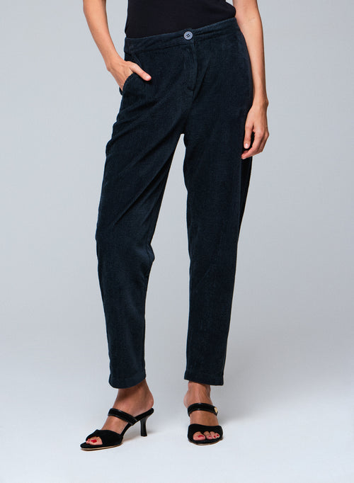 Graue Hose aus Bio-Baumwolle / Polyester - MAJESTIC FILATURES