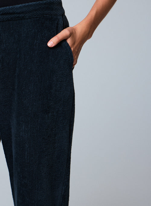 Graue Hose aus Bio-Baumwolle / Polyester - MAJESTIC FILATURES