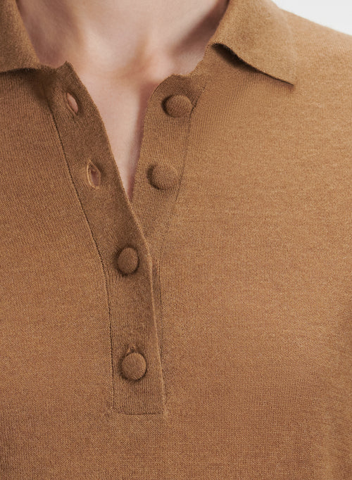 Kaschmir-Poloshirt - MAJESTIC FILATURES