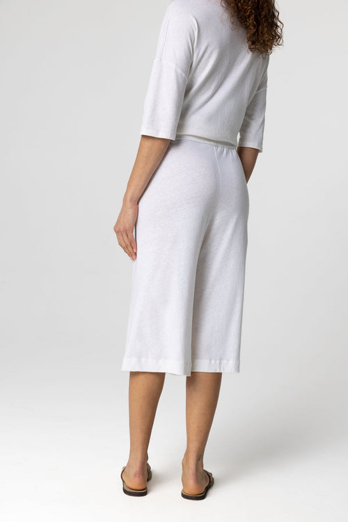 Milk Shorts in Cotton / Linen - MAJESTIC FILATURES