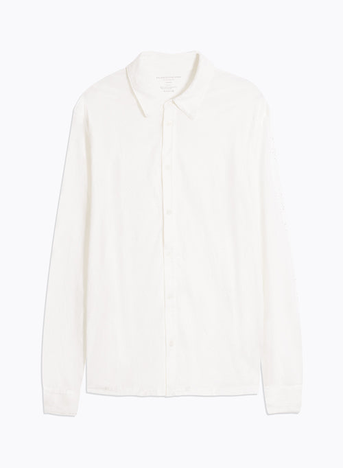 Camisa blanca de manga larga - MAJESTIC FILATURES